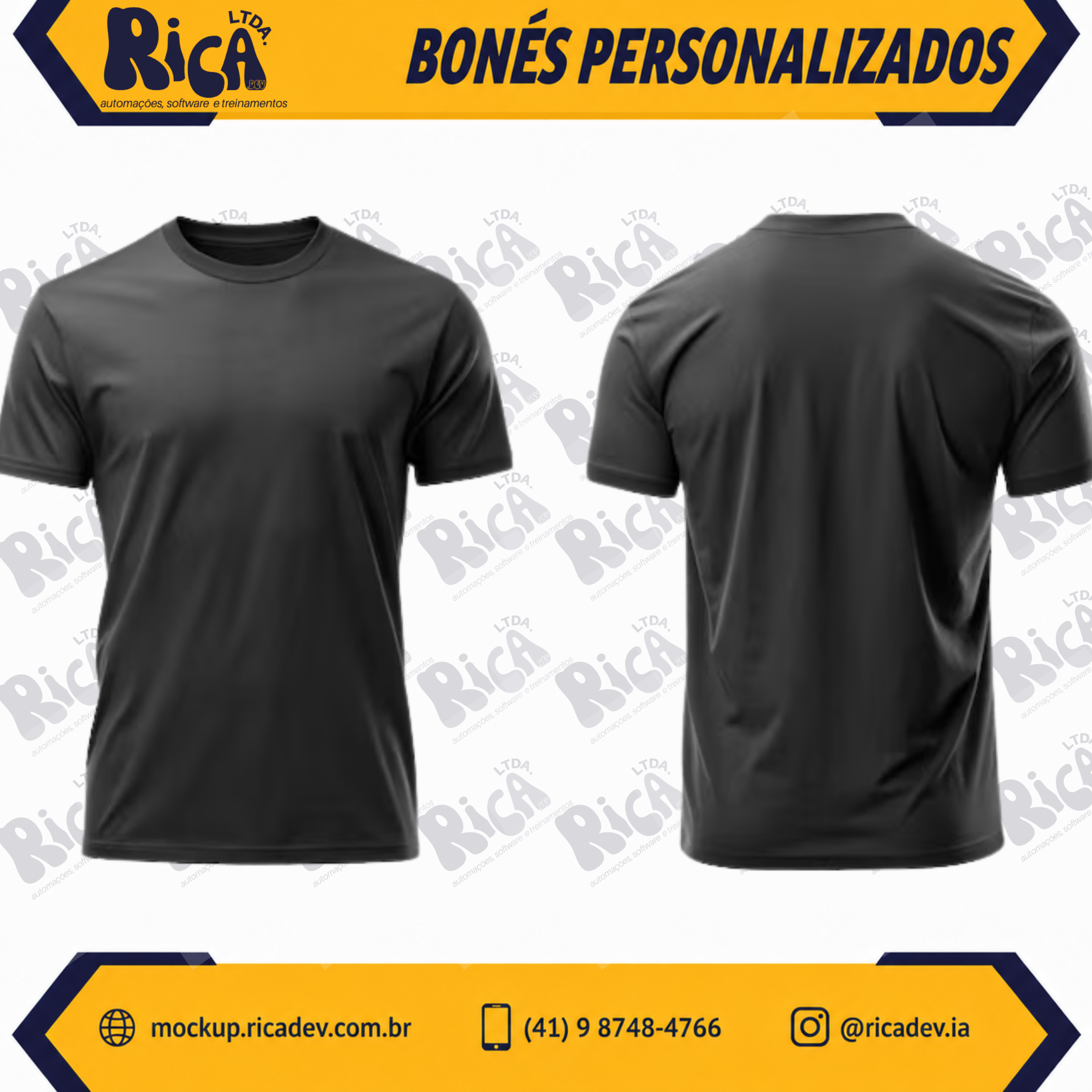 Mockup de camiseta
